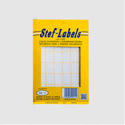 STEF ΕΤΙΚΕΤΤΕΣ ΑΥΤΟΚΟΛΛΗΤΕΣ 016x024mm 36/Φ. ΛΕΥΚΕΣ 40Φ. STEF ΕΤΙΚΕΤΤΕΣ ΑΥΤΟΚΟΛΛΗΤΕΣ 016x024mm 36/Φ. ΛΕΥΚΕΣ 40Φ.